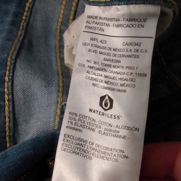 blue mid rise boyfriend jeans - Picture 6 of 7